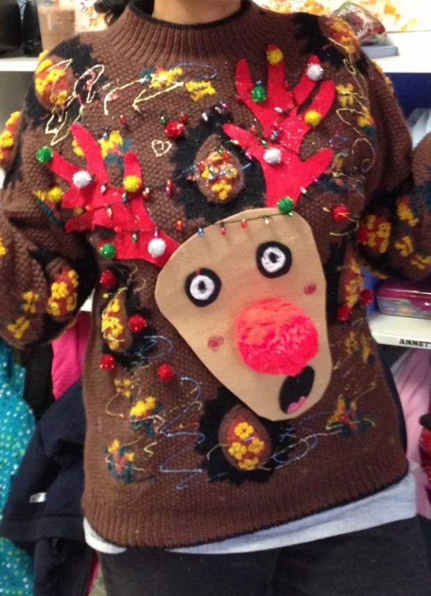 Homemade Tacky Christmas Sweaters 2021